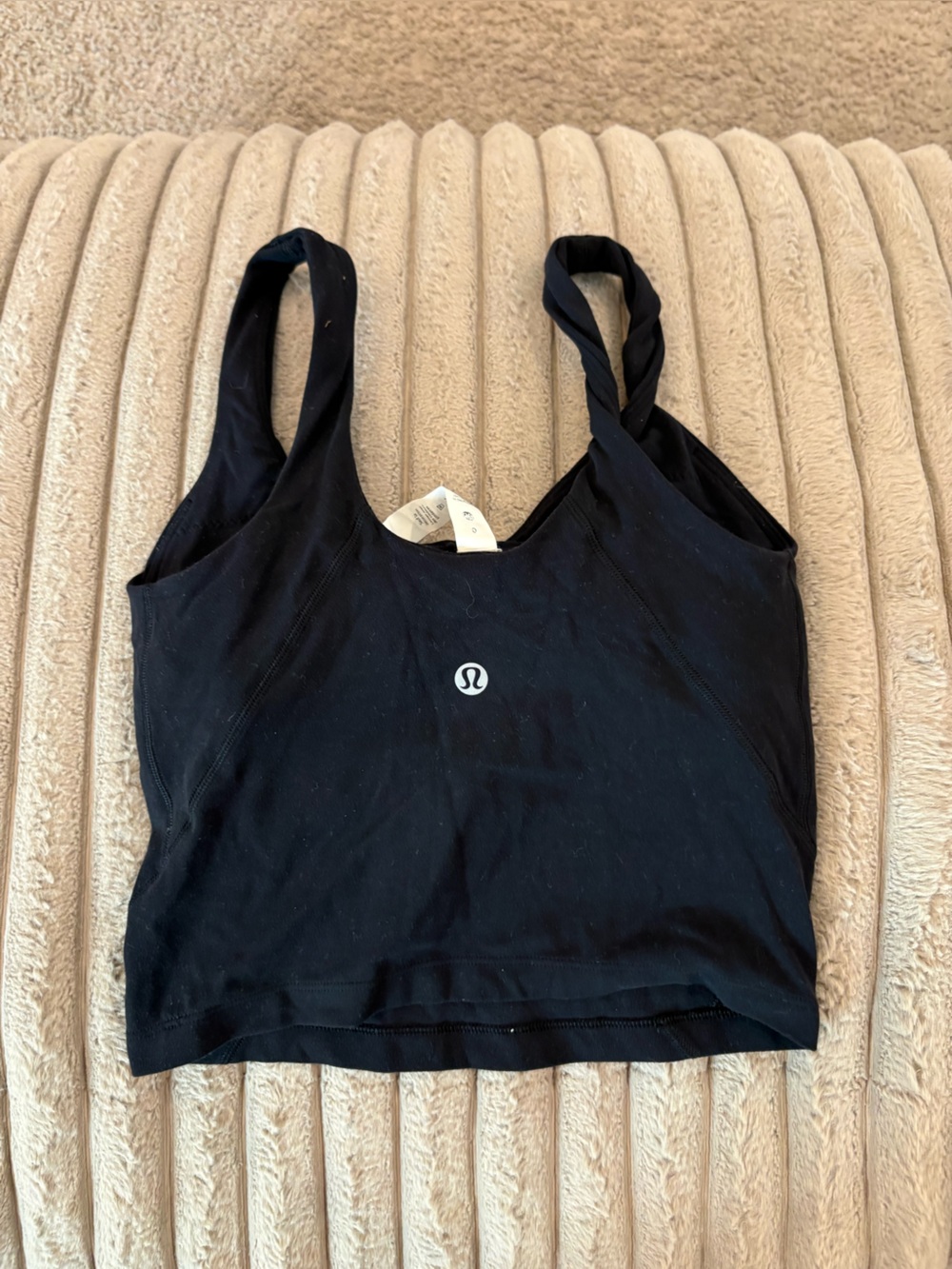 LULULEMON Align Ribbed Tank Top Graphite black Size 0